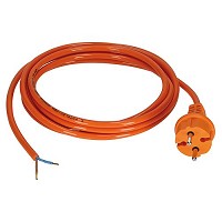 EGB Schuko-Verlängerungskabel 2m, 3x1,5mm², Weiß – Mit Winkelstecker Und Aderendhülsen
